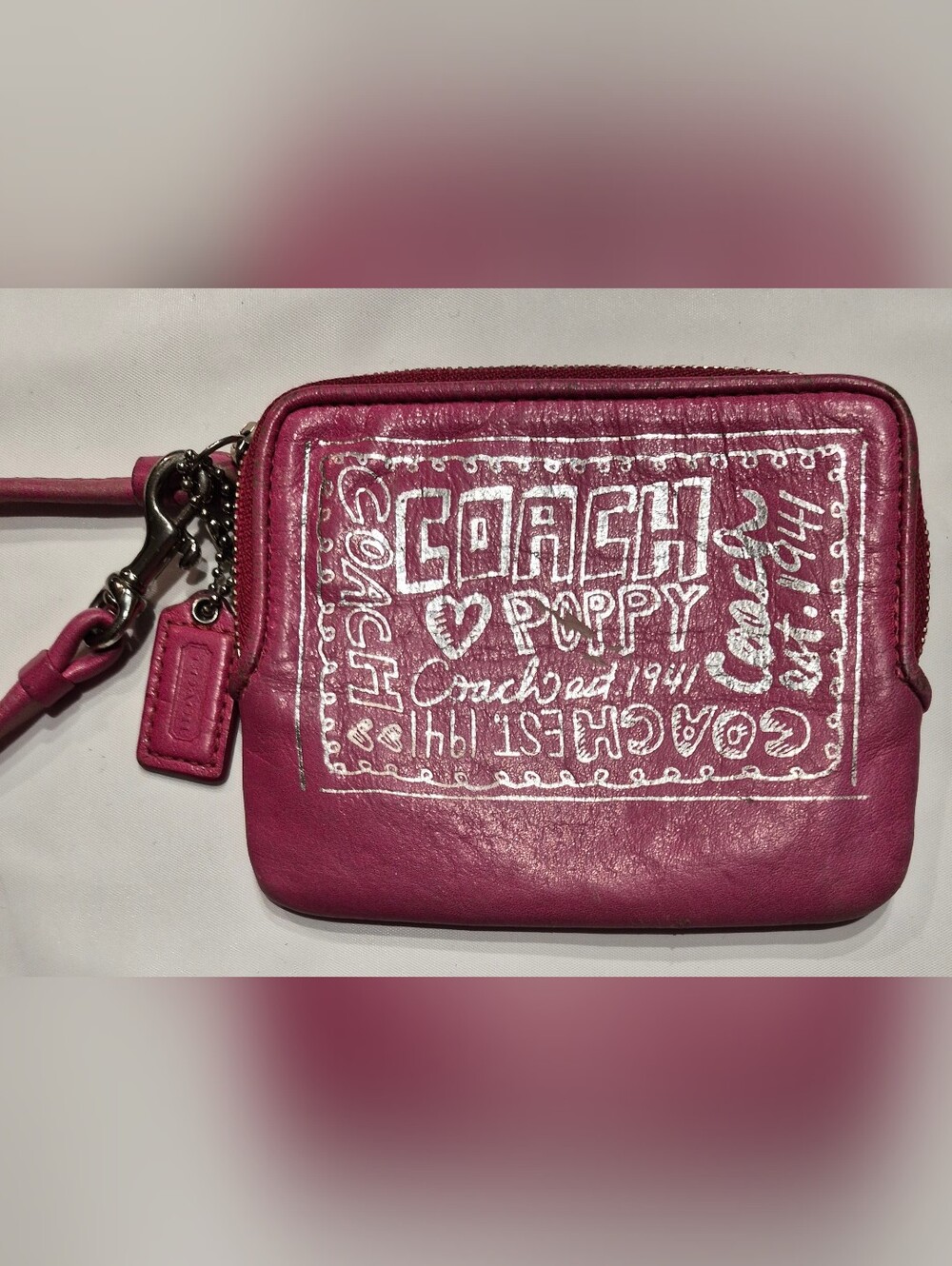 Coach Poppy Wristlet